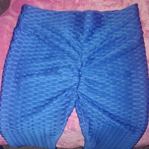 LuLaRoe bright blue leggins